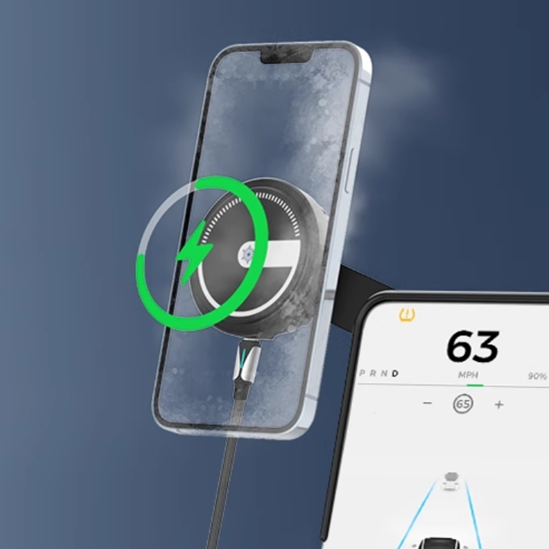 Wireless Fast Charging Car Phone Holder Suitable For Tesla Model Y/3