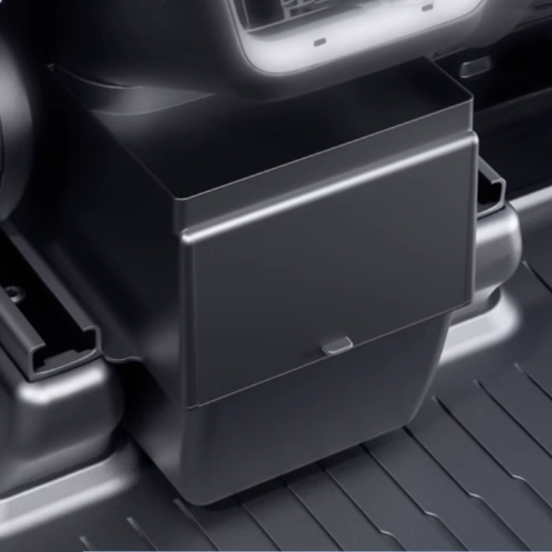 Car Back Seat Double Layer Storage Box Suitable For Tesla Model Y