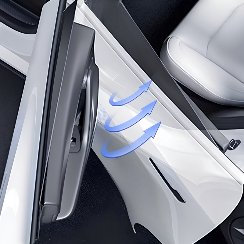 Car Carbon Fiber Door Sill Strips Suitable For Tesla Model Y