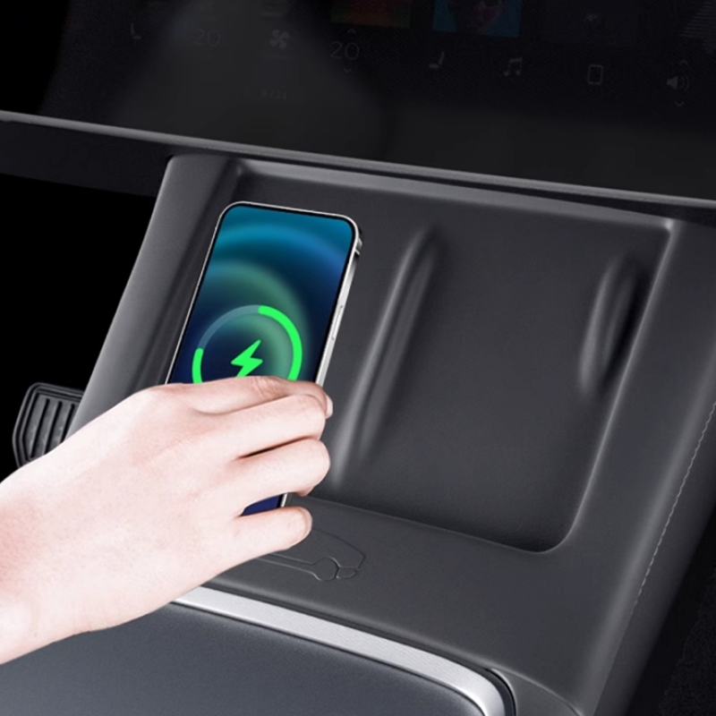 Car Wireless Charging Silicone Mat Suitable For Tesla Model Y/3