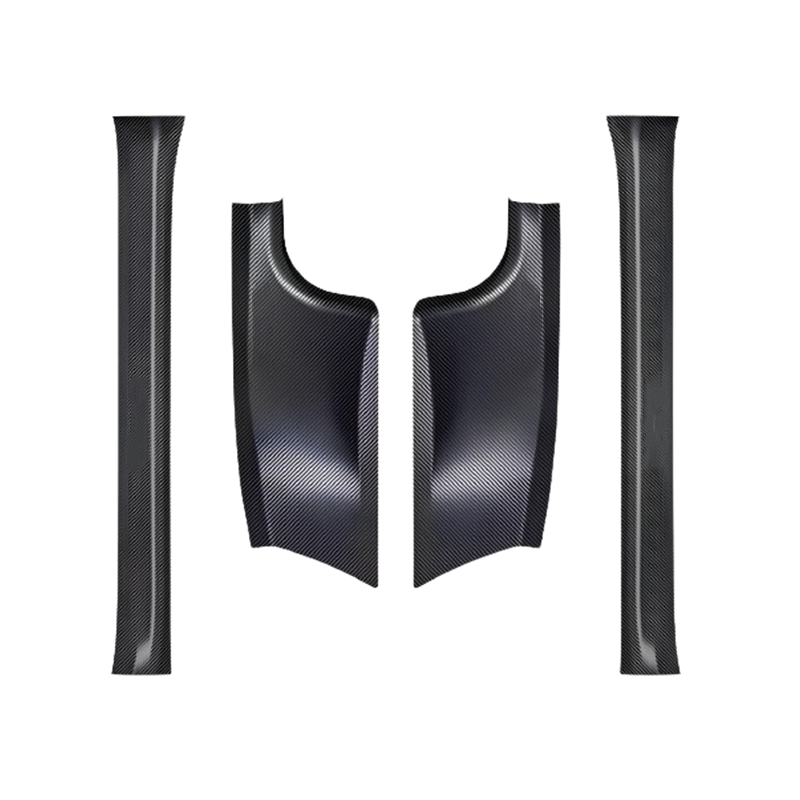 Car Carbon Fiber Door Sill Strips Suitable For Tesla Model Y