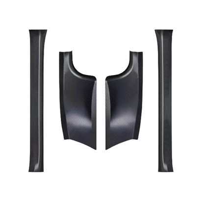 Car Carbon Fiber Door Sill Strips Suitable For Tesla Model Y